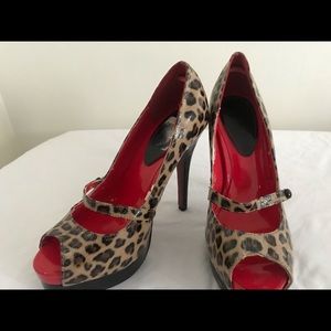 Cheetah heels 5.5